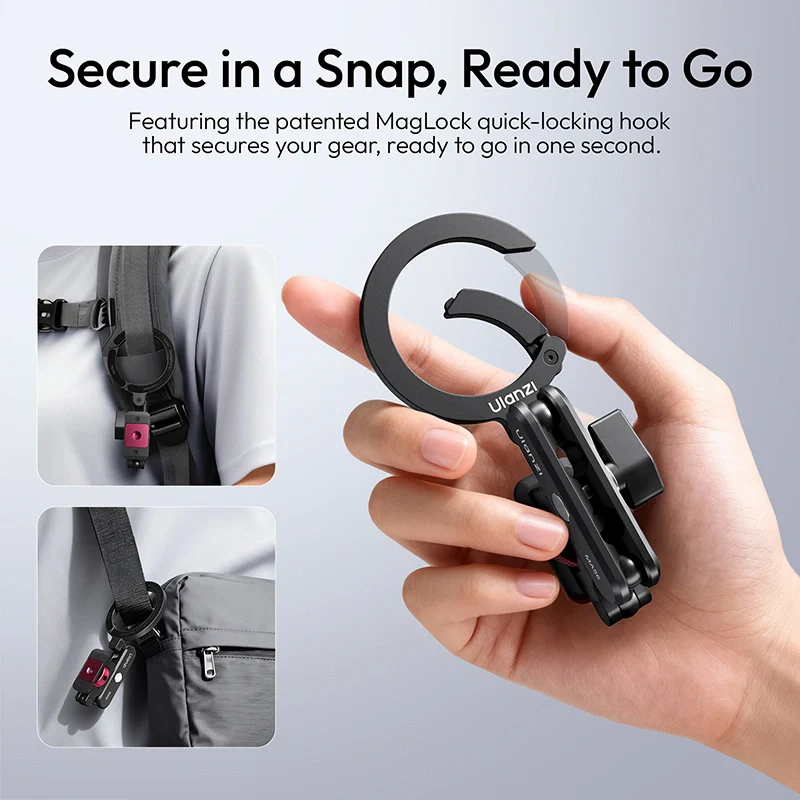  Ulanzi MA56 4-in-1 MagLock – Magnetiskt mobilfäste med 360° rotation från Kamda – snabb leverans och trygg e-handel
