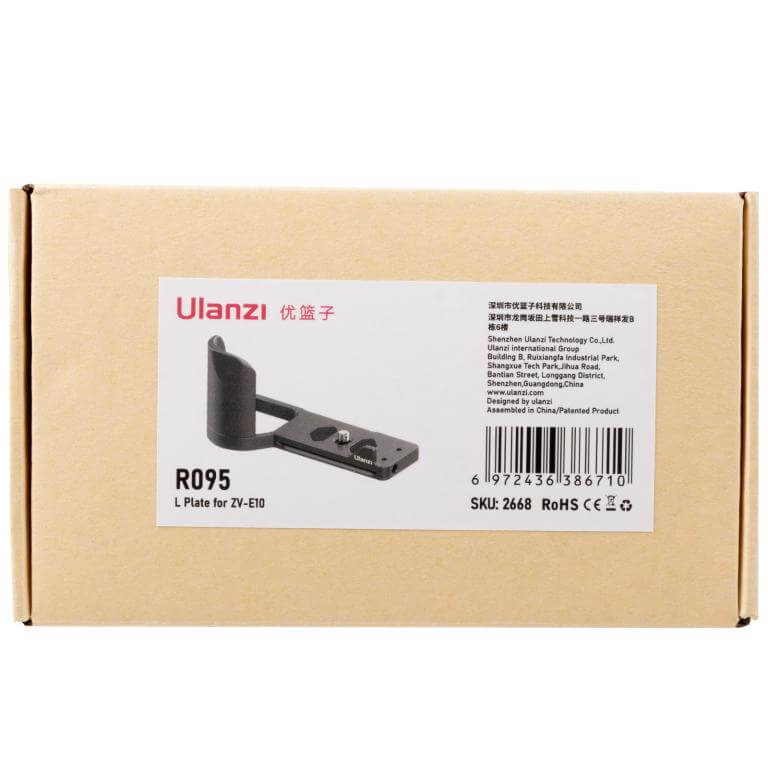  Ulanzi R095 L-Bracket med handtag fr Sony ZV-E10