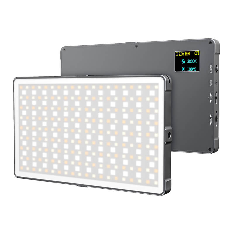 Ulanzi RGB LED-panel för kamera med inbyggt batteri