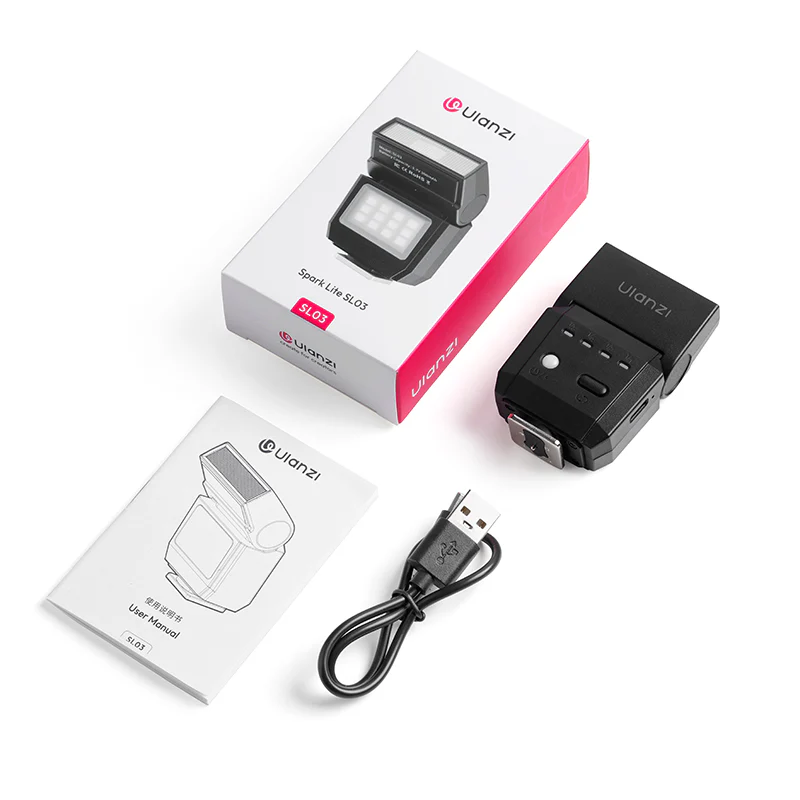 Ulanzi SL03 Spark Lite - Kompakt blixt med LED-lampa från Kamda – snabb leverans och trygg e-handel