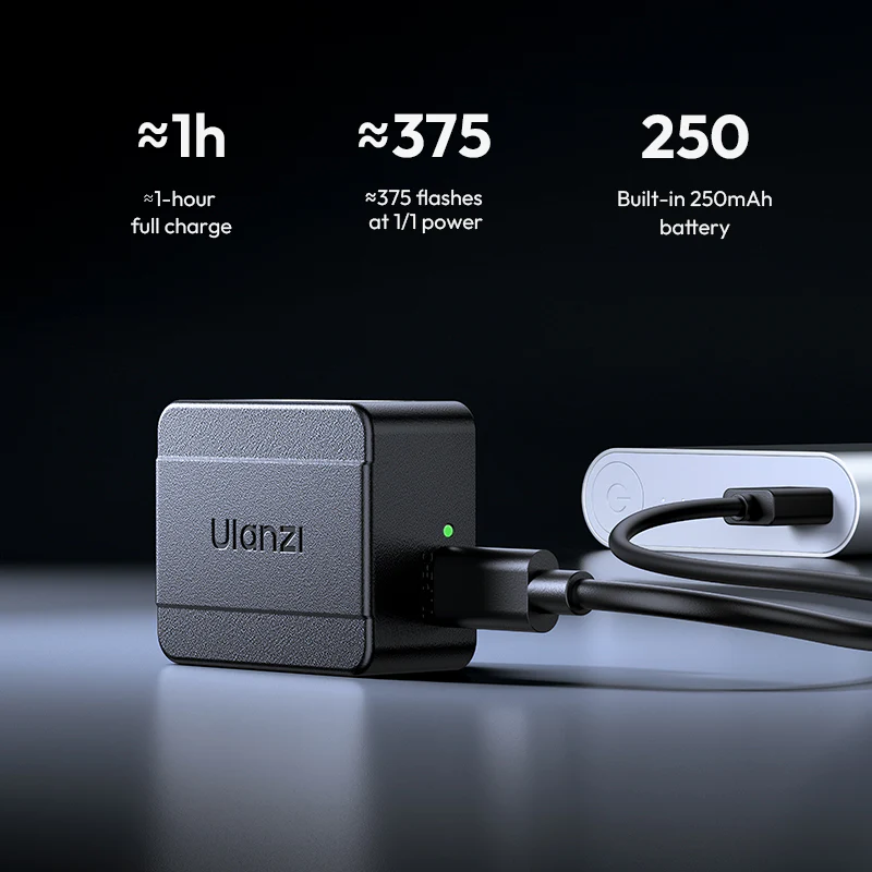 Ulanzi SL02 Spark Lite - Kompakt blixt med LED-lampa