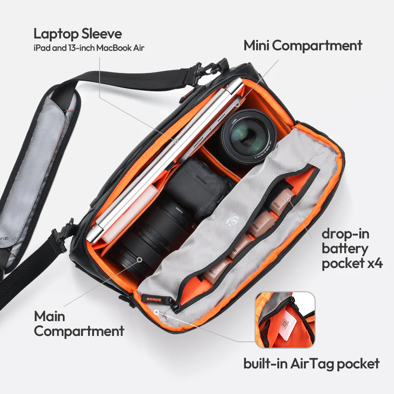 Ulanzi SU02 13L Hoshino crossbody-väska B163 från Kamda – snabb leverans och trygg e-handel