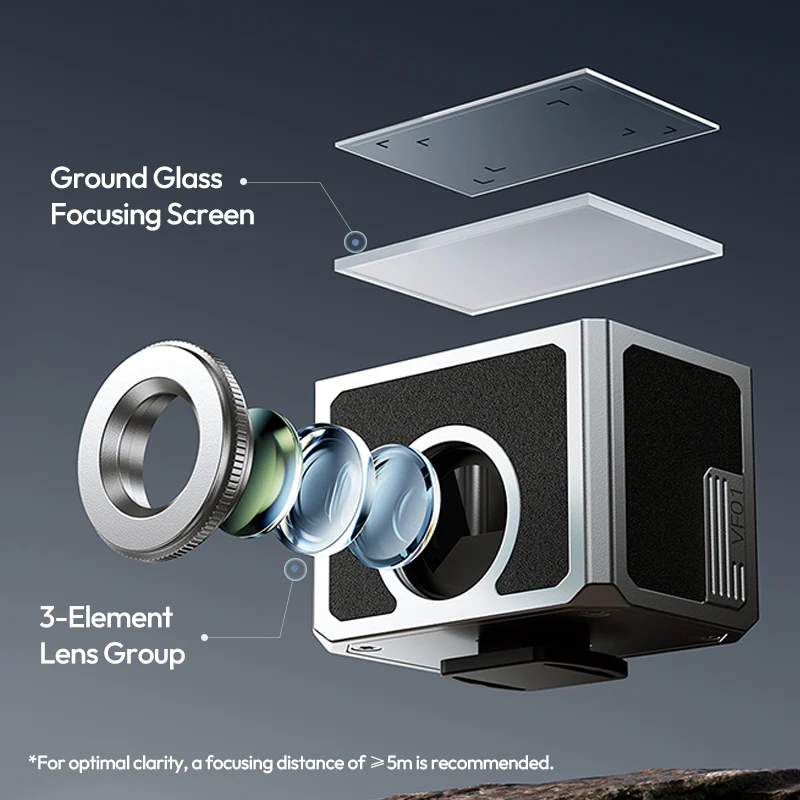  Ulanzi VF01 C090 Optisk sökare – extern viewfinder för cold shoe från Kamda – snabb leverans och trygg e-handel