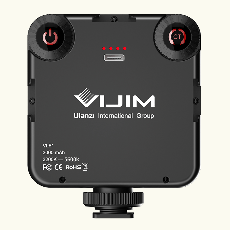  VIJIM Bi-Color Led-Panel Mini fr mobil/kamera med inbyggt batteri