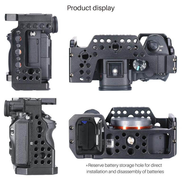  UURig Kamerabur fr Sony A7R III/ A7 M3/ A7 III Arca design