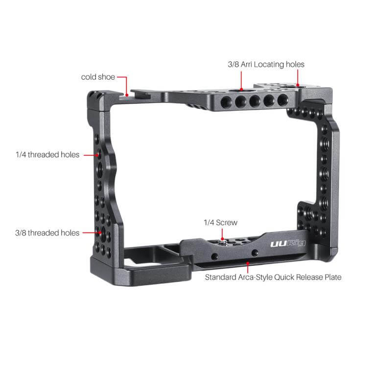  UURig Kamerabur fr Sony A7R III/ A7 M3/ A7 III Arca design