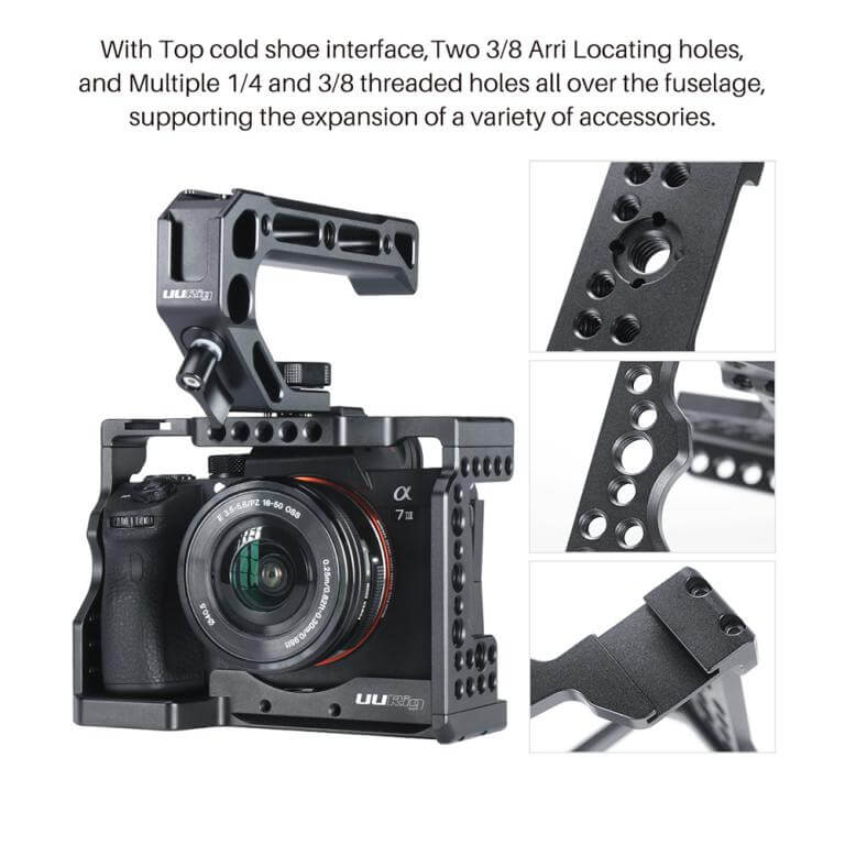  UURig Kamerabur fr Sony A7R III/ A7 M3/ A7 III Arca design