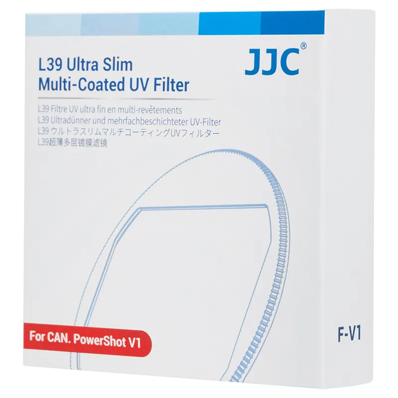 JJC UV-filter Ultra Slim för Canon PowerShot V1 från Kamda – snabb leverans och trygg e-handel
