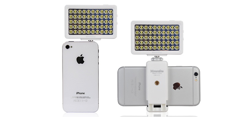  Commlite Mini videolampa 50st lysdioder - Fr SmartPhone & Kamera