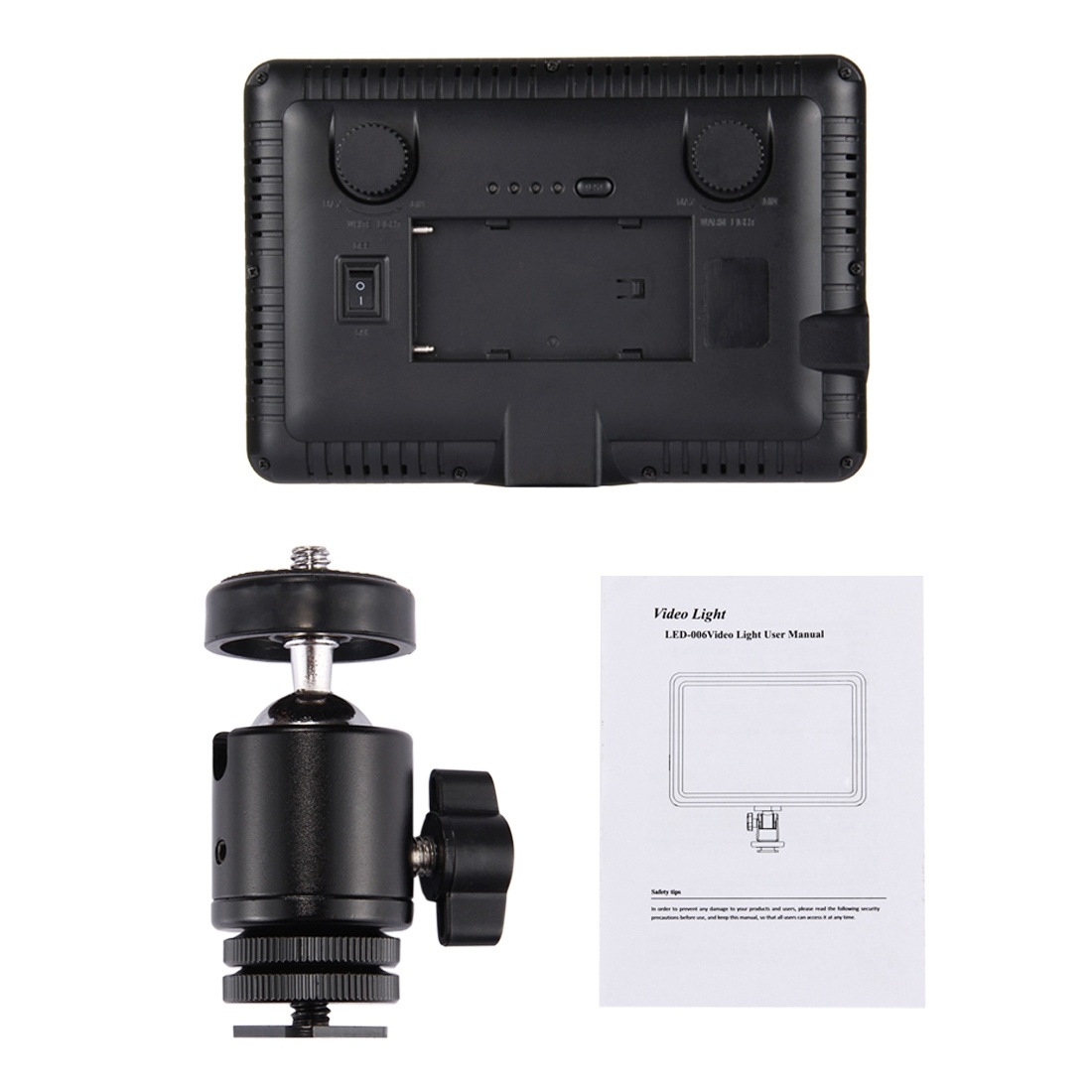 Puluz Videolampa med 104st LEDs för DSLR-kameror 17.5x12.5cm