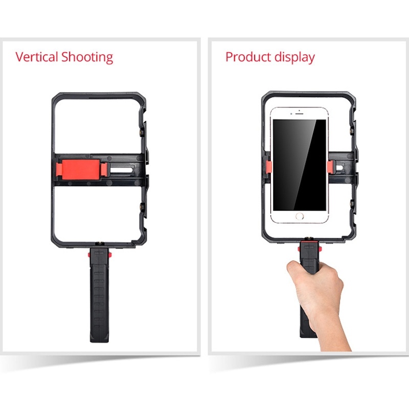 YELANGU Videorig för Smartphone med handgrepp