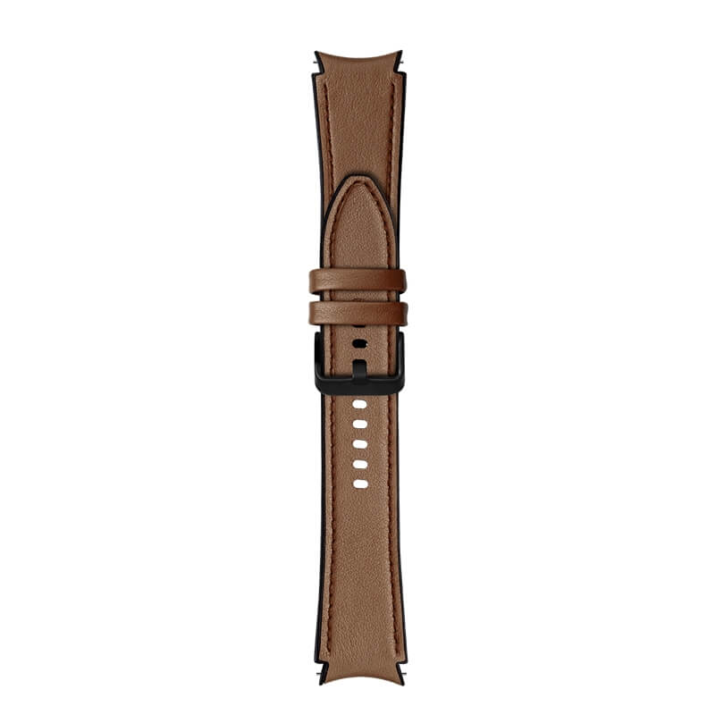 Läderarmband Brun för Smartwatch 20mm Universal modell