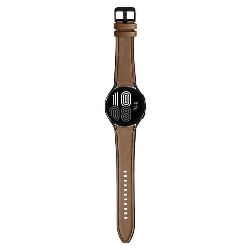 Läderarmband Brun för Smartwatch 20mm Universal modell