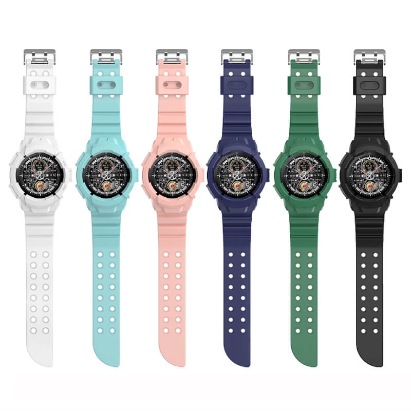  Armband & klockskydd fr Galaxy Watch 5 Pro 45mm av silikon