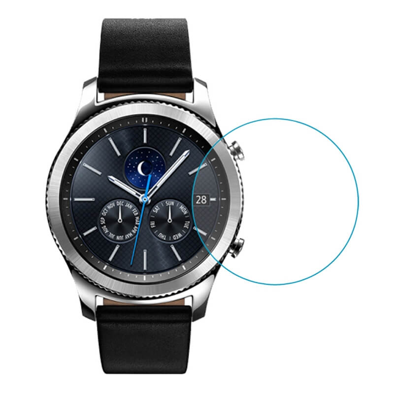  Displayskydd 44mm fr smartwatch och klockor universal modell av hrdat glas