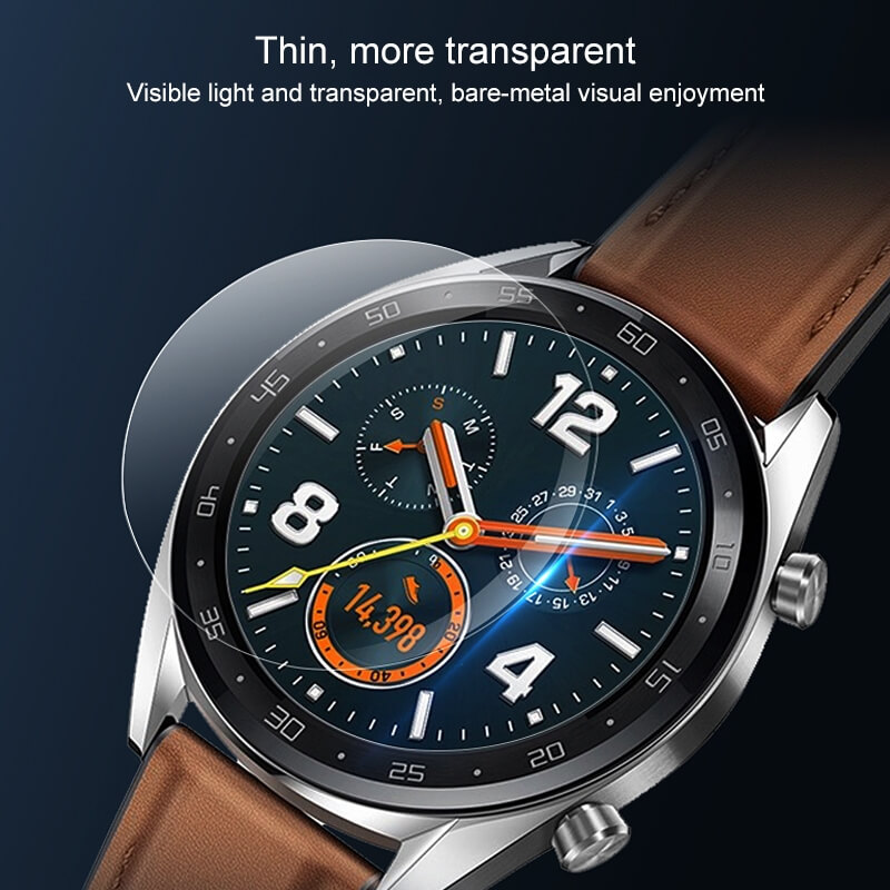  Displayskydd 43mm fr smartwatch och klockor universal modell av hrdat glas