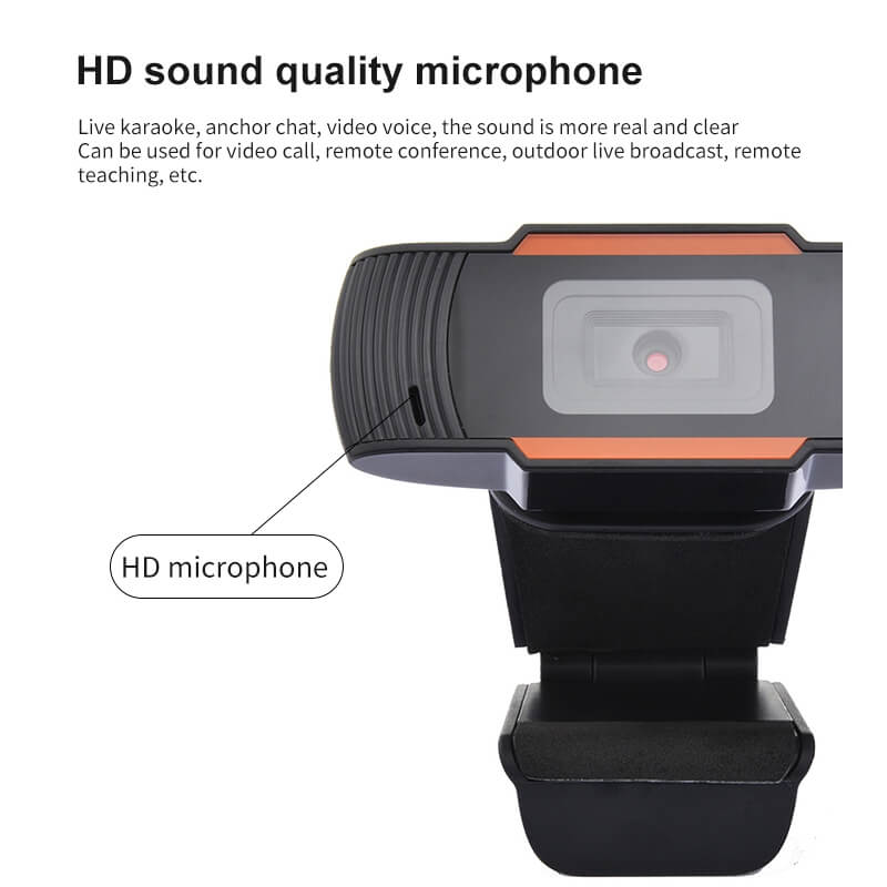 Webbkamera HD720P USB med mikrofon
