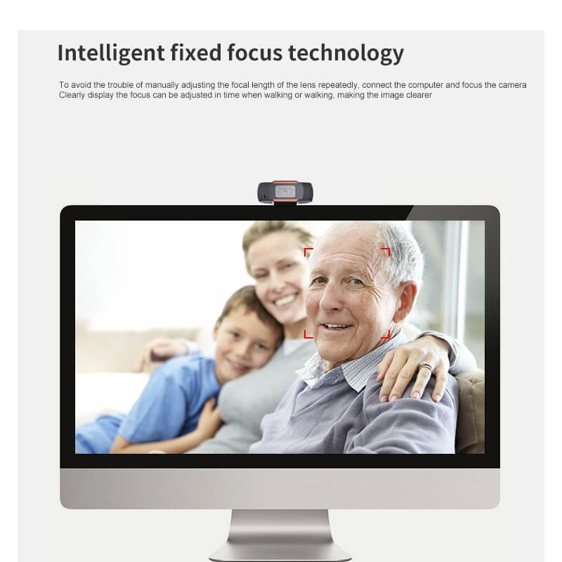 Webbkamera HD720P USB med mikrofon