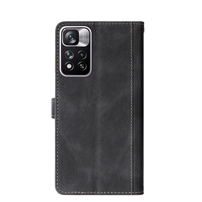 Plånboksfodral för Xiaomi Redmi Note 11 Pro 5G Svart & Grön