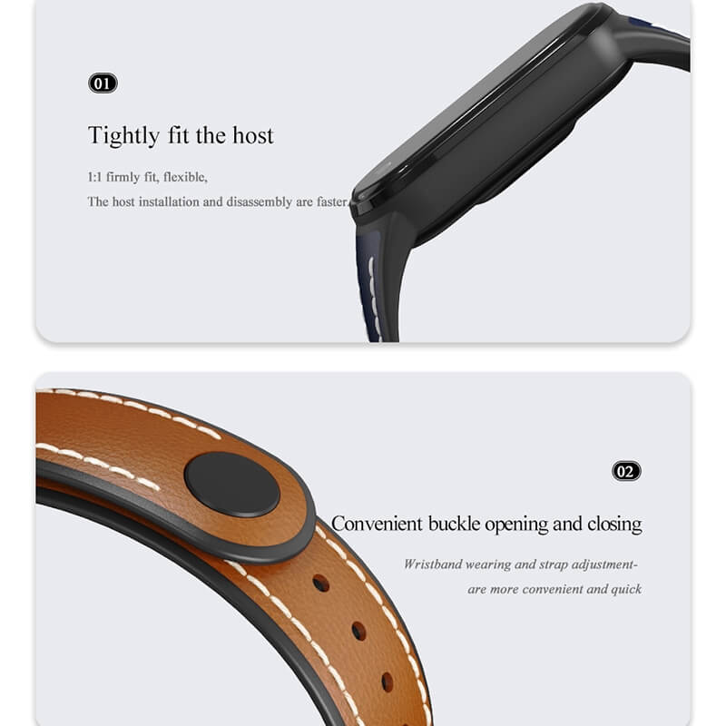  Mijob Armband Vit fr Xiaomi Mi Band 5/6