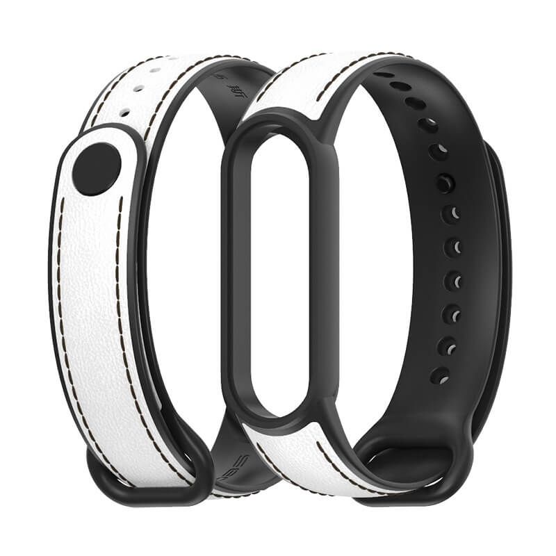  Mijob Armband Vit fr Xiaomi Mi Band 5/6